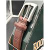 Image 4 : Roots Leather Belt, Medium (32-34), Brown