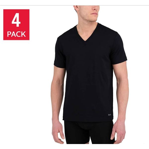 Bench Men's V-Neck T-Shirts 4-Pack Size XL