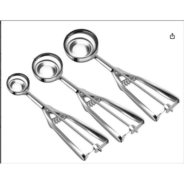 Ice Cream Scoop Set with Versatile Sizes