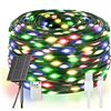 Image 1 : Solar Christmas Lights, 640 LED String Lights with Light Control, Made in China