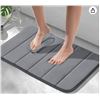 Image 1 : HITSLAM Memory Foam Bath Mat Non Slip