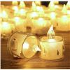 Image 1 : SupBri 24-Pack Mini Flameless Battery Candle Votives
