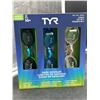 Image 2 : TYR Swim Goggles 3-Pack for Ages 10+ with Low Profile Design