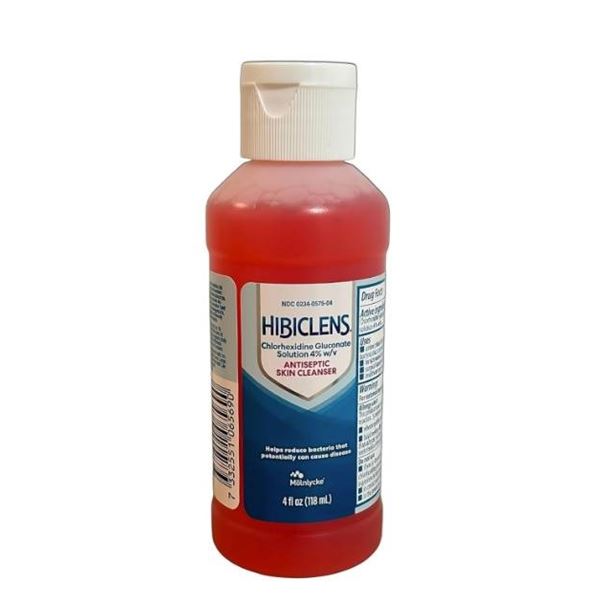 Hibiclens Antimicrobial Solution 4% Chlorhexidine Gluconate, 4 Fl Oz Bottles (Set of 3)