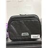 Image 2 : Roots Compact Lunch Bag in Black with Dual Zipper Design
