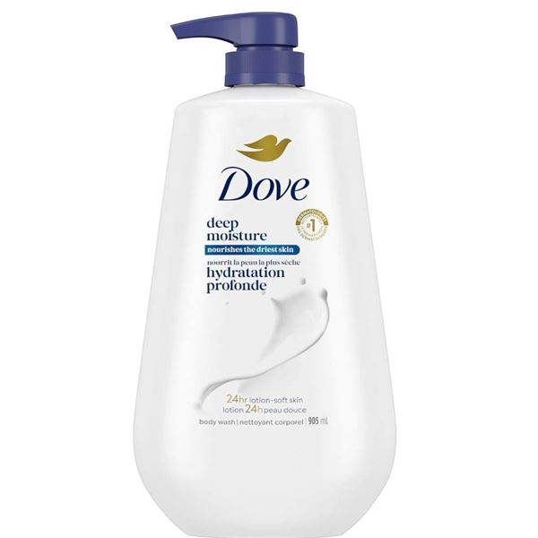 Dove Deep Moisture Body Wash, 905 mL, Pump Bottle