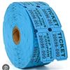 Image 1 : Roll of Blue Raffle Tickets: Serial Number 24136-000