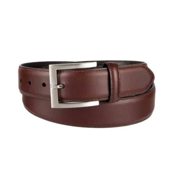 Kenneth Cole Men's Genuine Leather Belt, Fits Pant Size 36-38 (L/G)