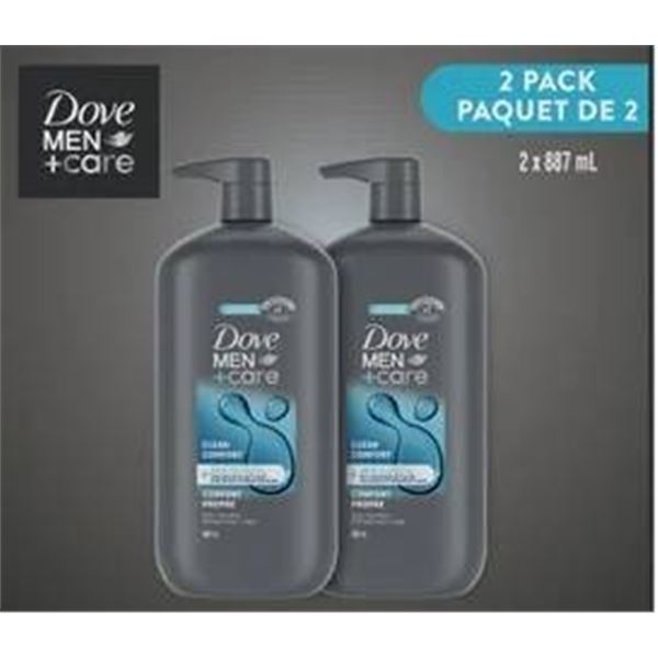 Dove Men+Care Body + Face Wash Clean Comfort 2 x 887 mL