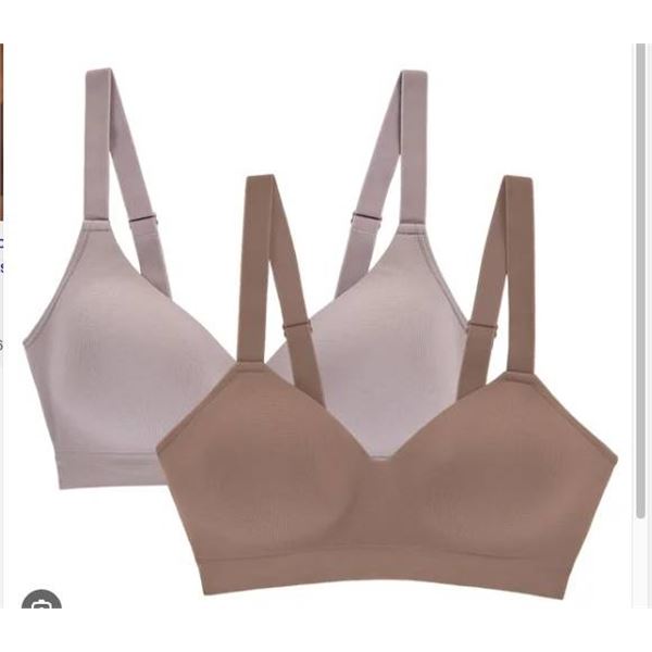 Jones New York Smooth Comfort Bra, 2-Pack, S/P