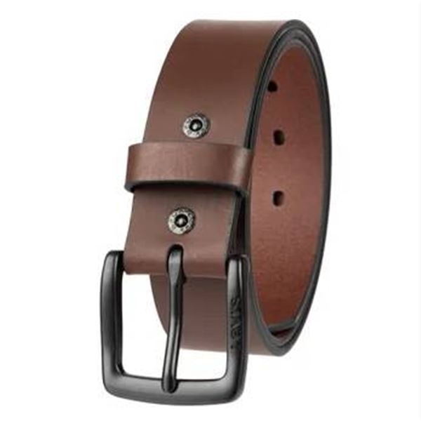 Levi's Men's Leather Belt, Fits Pant Size 36-38, Large