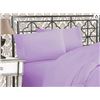 Image 1 : CGK Linens 4-Piece Queen Sheet Set, Lavender Microfiber