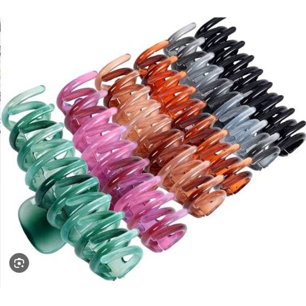 Fitiefun Hair Clips Set, Medium and Large Size, Multi-Color