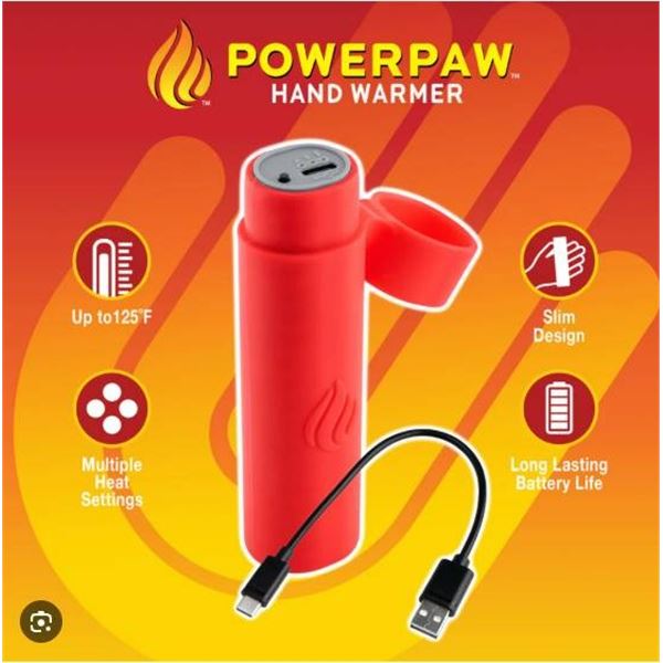 PowerPaw 501 Rechargeable Hand Warmer, 2 Pack