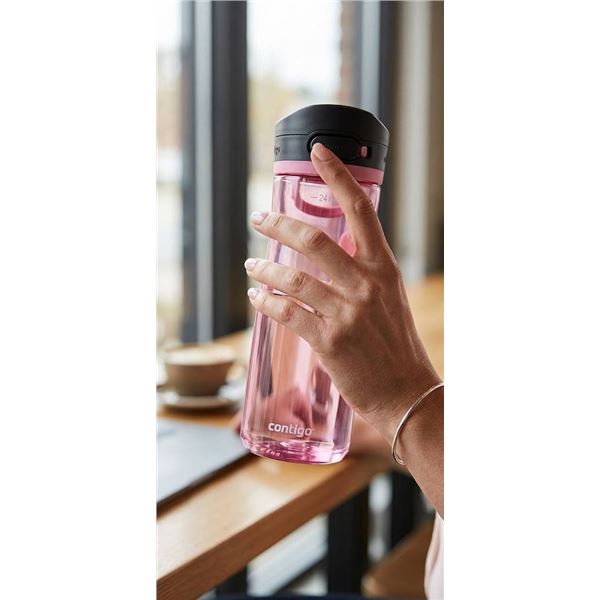 Contigo Jackson Autopop 24 oz Water Bottle With Leak-Proof Lid, Pink