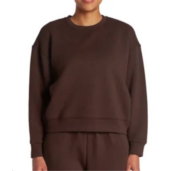 Lazypants LG Crewneck Brown Sweatshirt, Size Large