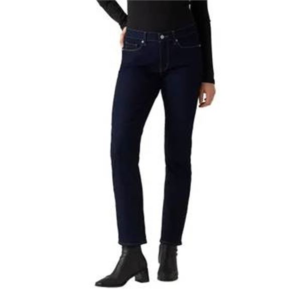 Women’s Denim Jeans, Size 8, Levis Classic Straight Fit