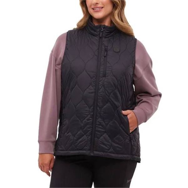 Bench L/G Quilted Sleeveless Vest in Black
