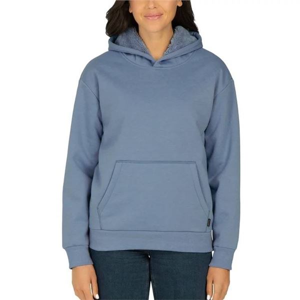 Realtree L/G Hooded Sweatshirt in Gray with Front Pocket Design