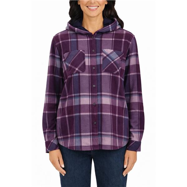 Realtree Plaid Hoodie Shirt, Size Small/ Petite