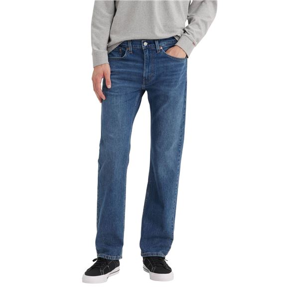 Levi's 505 Regular Fit Jeans, Size 34 x 34, Denim Blue