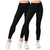 Image 1 : Lemon 2-Pack Ribbed High-Waisted Leggings - Size Large