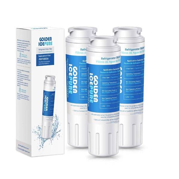 Golden Icepure RWF0900A Refrigerator Water Filter, Set of 3