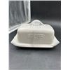 Image 2 : White Ceramic Butter Dish with Lid