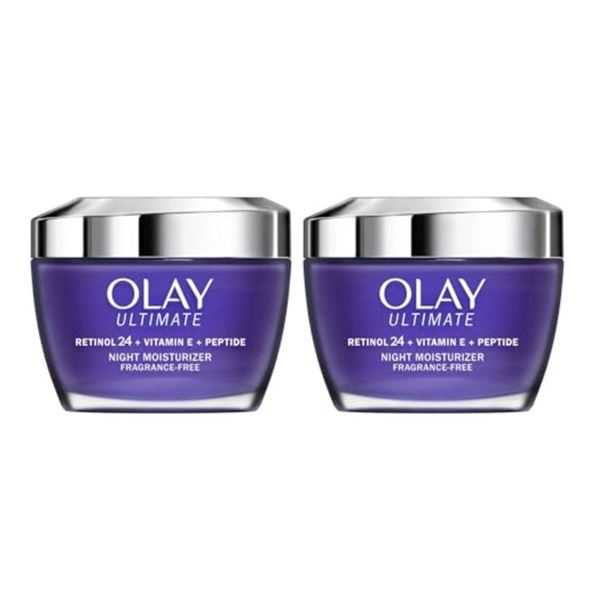 Olay Retinol24 Night Moisturizer, 48 g, Set of Two