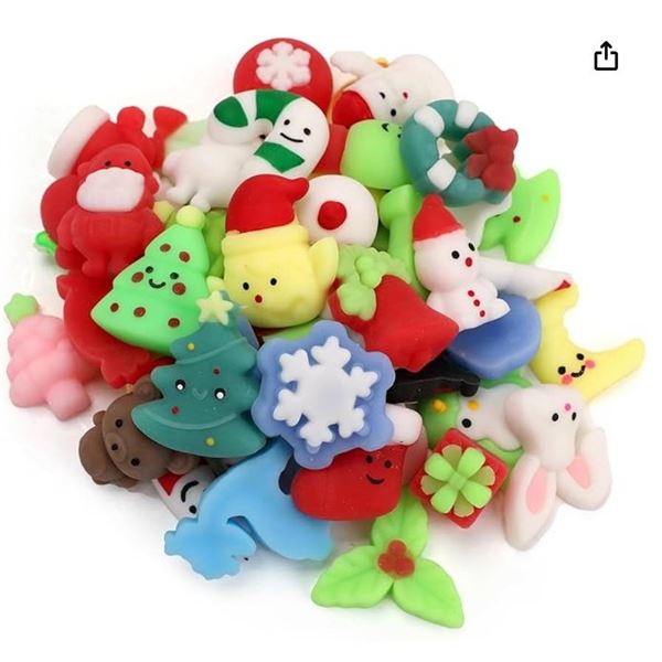 Mochi Squishy Fidget Toys – Set of 50 Stress Relief Sensory Figures **May Vary From Stock P