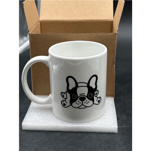 Wisedeal Boston Terrier Design Mug for Office and Home Use