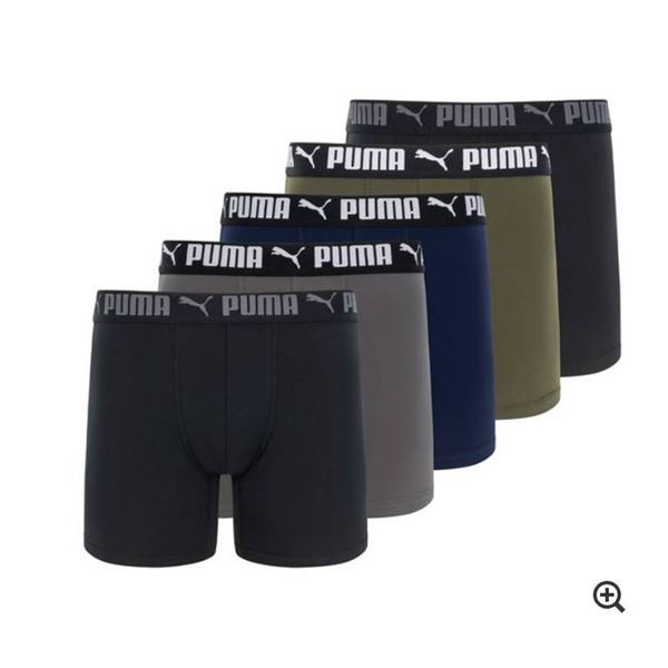 Puma 5-Pack Boxer Briefs Performance Drycell (Size SP)