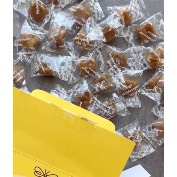 Wedderspoon Manuka Honey Drops Lemon 360g 60 Count Organic Bio
