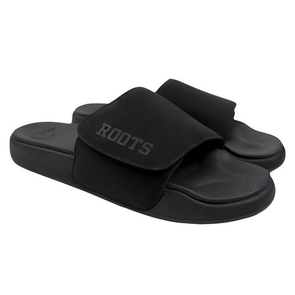 Roots Slide Sandals, Men's Size 12 in Black