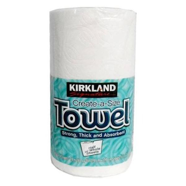 Kirkland Signature Create-a-Size Paper Towel Rolls - 10 Rolls