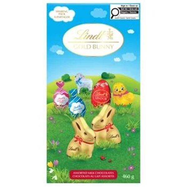 Lindt Gold Bunny Assorted Chocolates 460g and Corne Port-Royal Chocolate Collection