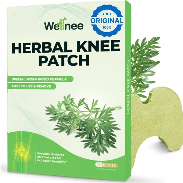 6 Wellnee Herbal Knee Patch, 10 Pieces Each