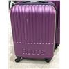 Image 5 : Three Purple ROOTS Hard-Shell Rolling Luggage Cases