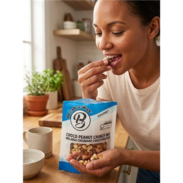 Break-A-Way Choco-Peanut Crunch Mix 110 g, Case of 12