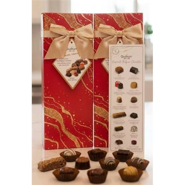 Gudrun Belgian Chocolate Collection, Net Wt 534 g
