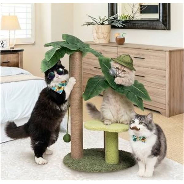 Meowouu Cat Scratching Post With 2-Layer Base, Made In China