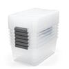 Image 1 : 6 Latchbox Storage Containers, 12.2L/3.2 gal Capacity