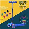 Image 1 : LifeMaster LED Light Kids Scooter, Model No. LMLUSH34