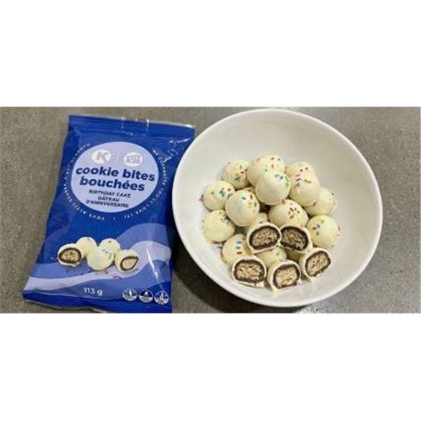 Kosher Cookie Bites Birthday Cake Flavored, 12 x 113g Bags