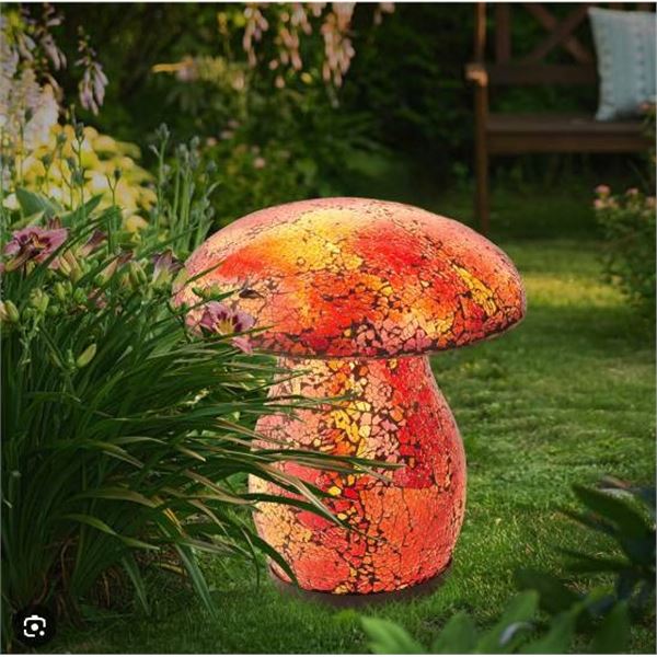 Aurora Solar Mosaic Mushroom Light