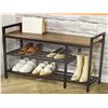 Image 2 : Neatfreak Shoe Storage Bench With Steel Frame and Two Shelves