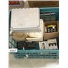 Image 1 : Electrical Components Lot With Circuit Breakers and Junction Box