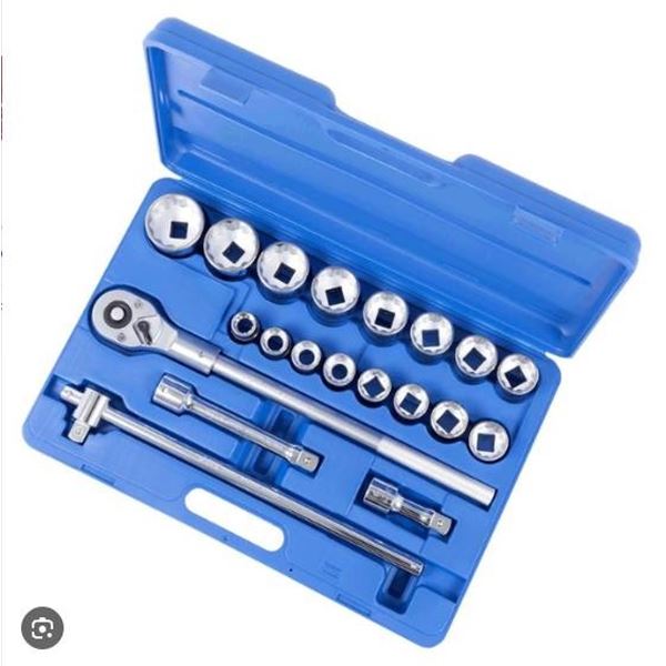 Jet 3/4-Inch Drive SAE Torque Wrench Set with Accessories