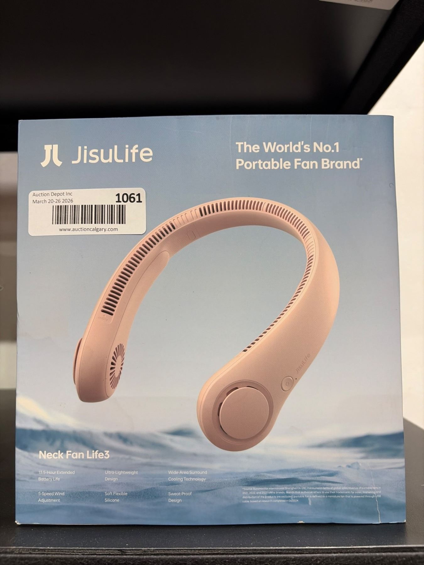 JisuLife Neck Fan Life3 Portable Wearable Fan