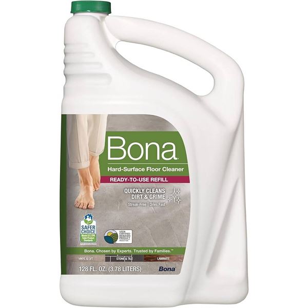 Bona Hard-Surface Floor Cleaner Ready-To-Use Refill, 3.78 L